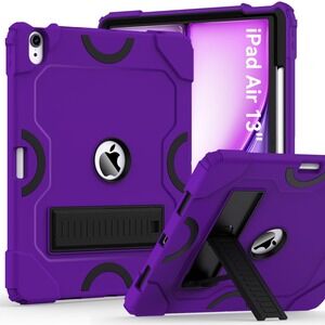 Cantis Shockproof Case for iPad Air 13" (M2/M3) w/ Kickstand Pencil Slot